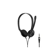 Epos Binaural slušalka EPOS HANDSET PC5 CHAT, mikrofon z zmanjšanjem hrupa, primerna za pisarne in klice, črna barva.