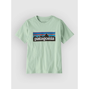 Patagonia P-6 Logo Kids fantovska majica thin ice