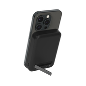 Belkin BOOST CHARGE™ Qi2 magnetna brezžična napajalna baterija s stojalom, 8000 mAh, 15 W, črna