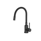 Sink solution EMA matt black- silikon (keramični vložek 35mm), (20502500)