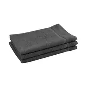 Ljubki dom Brisača Classic mala temno siva 30x50 cm, 100% bombaž