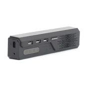 FAST ASIA Adapter USB 2.0 3x HUB + Speaker+ Microphone sivi