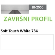 Profil Zidni MDF Završni LB-2050-B Soft Touch White (734) 2800x133x18mm ( 026-113 )