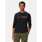 Aeronautica Militare Majica z dolgimi rokavi 262TS2571UJ00641 Mornarsko modra Regular Fit