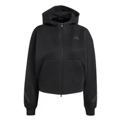 ADIDAS SPORTSWEAR Športna jopa na zadrgo Z.N.E. temno siva/črna