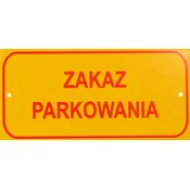 shumee LITEN TABLET 10*20CM PARKERING FÖRBJUDEN - FLIK T002