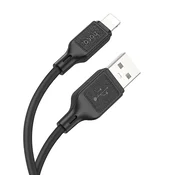 Hoco USB-A–Lightning kabel Hoco 2,4 A, 1 m, X90, črn