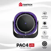 Prenosni ventilator Fantech PAC4 Light sivi
