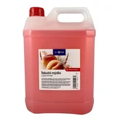 Tekoče milo Vione z biseri, roza PEACH 5 l lahka posoda