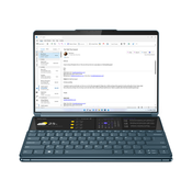 Lenovo Yoga Book 9 Hibridni (2-in-1) 33,8 cm (13.3) Ekran osjetljiv na dodir 2.8K Intel® Core™ i7 i7-1355U 16 GB LPDDR5x-SDRAM 1 TB SSD Wi-Fi 6E (802.11ax) Windows 11 Home Tirkizno plava