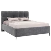 Boxxx OBLAZINJENA POSTELJA 200 cm x 200 cm , tekstil antracit