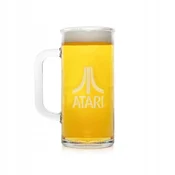 shumee Vrček za pivo 1 pint z logotipom Atari, uradna licenca Kozarec za pivo 600 ml