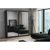 Garderobna omara Smart 200 cm - črna