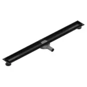 Mexen Flat 360° predal za rotacijski linijski odtok 80 cm, črn - 1740080