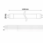 LED žarnica – sijalka cevna T8 G13 120 cm 18W 120lm/W high lumen nevtralno bela 4000K steklo
