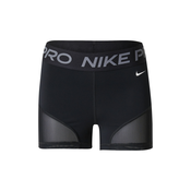 NIKE Športne hlače črna/bela