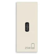 VIMAR LINEA PRIKLJUČNICA C-USB 25W 1M CANVAS VI30292.C25C