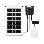 Aigostar - LED solarni luster LED/35W/12V 3000 mAh 6500K precnik 10 cm