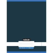 Nebulo: Spet osnovni grafitno moder zvezek 80-32 A/4