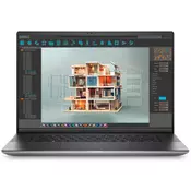 Prenosnik Dell Precision 16 5690, Ultra 7 165H, 32GB, 1TB, Windows 11 Pro, UHD