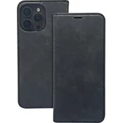 Ovitek Suede Book Samsung Galaxy A17 - črn