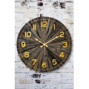 Zidni sat Wallity Myk1113-06, 36x36 cm, Smeda
