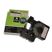 Fenix D1-43612R/T PROZOREN trak - RDEČ izpis, 6mmx7m, nadomešča trak DYMO 43612 D1