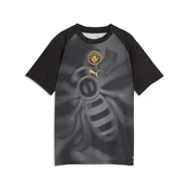 PUMA Manchester City Warm-Up Jersey Youth, Shop, Black/Archive Gold, 9-10Y