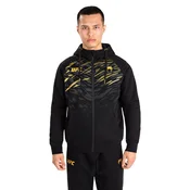 UFC Fusion by Venum Mens Replica Zip Hoodie, Black/Gold - S