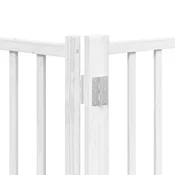 Ograda za pse z vrati zložljiva 12 panelov bela 960 cm les - vidaXL - Bela - 15.3 - 80 x 60 x 2 cm - 2025-vidaXL