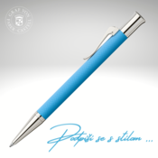 Kemijska olovka Guilloche - Gulf Blue / Graf von Faber-Castell
