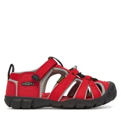 Otroški sandali Keen SEACAMP II CNX Ribbon red/Alloy US 11 (Kid)