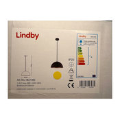 Lindby - Lestenec na vrvici LEYA 1xE27/60W/230V