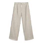 VERO MODA Hlače z naborki VMMYMILO NILA  greige / črna / bela