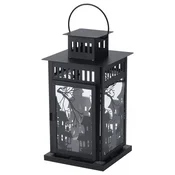 KUSTFYR Fenjer za top svecu, splj/un, crna, 44 cm