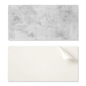 shumee Samolepilna vinilna plošča s potiskom za kopalnico 120x60 cm tekstura surovega betona