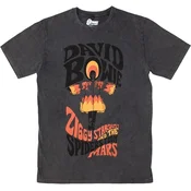 David Bowie Majica Ziggy Stardust Unisex Charcoal Grey XL