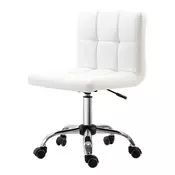 Homestar Pisarna stol Ergonomičen pisarniški stol 46x51x80-92 cm Bela