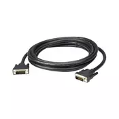 ATEN 2L-7D03DD DVI kabel 3 m DVI-D Črna