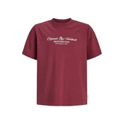 Jack & Jones Junior Majica JORTORONTO rjasto rjava/bela