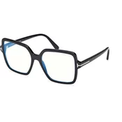 Tom Ford Ženski okvir za dioptrijske naocare Blue Block 0FT6063-B 156, Crni