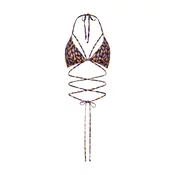 LSCN by LASCANA Bikini zgornji del Lavista rumena/lila/črna
