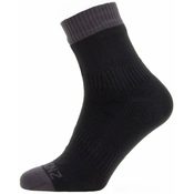 Čarape SealSkinz WP Warm Weather Ankle Lenght Veličina čarapa: 36-38 / Boja: siva/crna