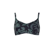VIVID Bikini zgornji del temno modra/zelena