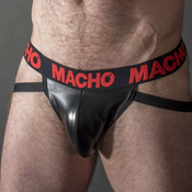 Macho MX25RC Jock Leather Red XL