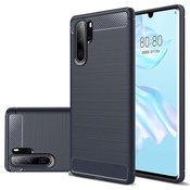 Techsuit Carbon Silicone ovitek za Huawei P30 Pro – moder
