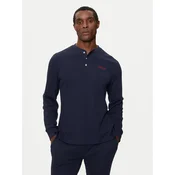 Polo Ralph Lauren Majica z dolgimi rokavi 714950609002 Mornarsko modra Slim Fit