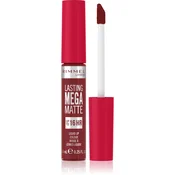 Rimmel London Lasting Mega Matte Liquid Lip Colour dolgoobstojna mat tekoča šminka 7.4 ml Odtenek ruby passion