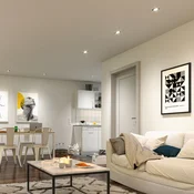 Paulmann Smart LED vgradna svetilka Base Coin železo O9cm RGBW 3 kos - Dnevna soba/jedilnica - Sodobni - krtačeno železo - Kovina