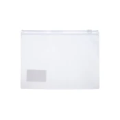Mapa z zadrgo 29x21,5 cm - prozorna